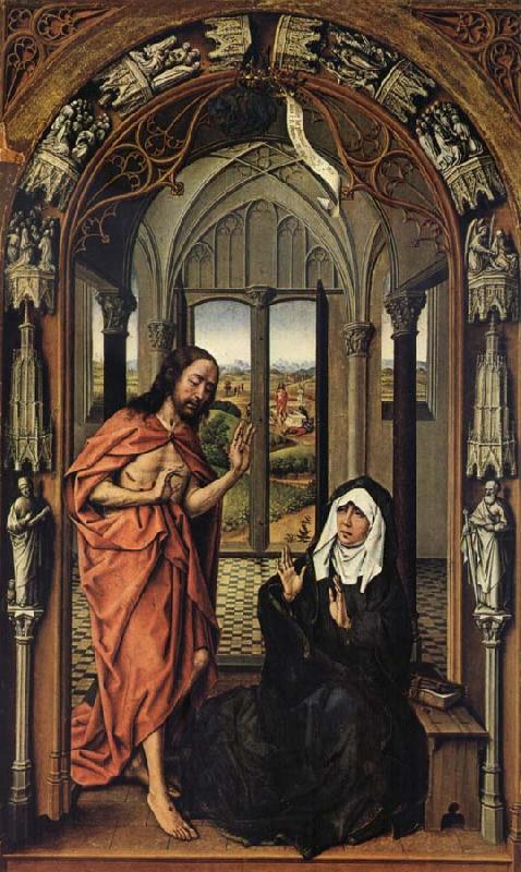 Rogier van der Weyden Christ Appearing to His Mother china oil painting image
